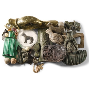 Post Medieval Bronze and Other Artefact Group