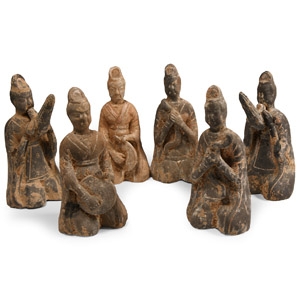 Chinese Han Terracotta Musician Group