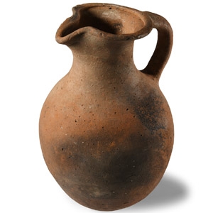 Roman Redware Jug with Trefoil Mouth
