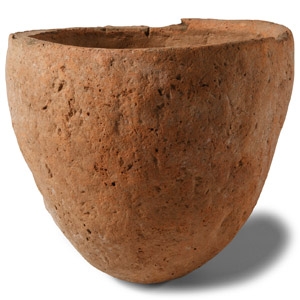 Large Holy Land Pottery Cup