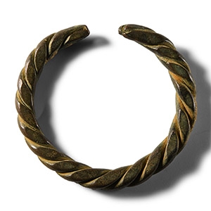 Viking Age Bronze Twisted Bracelet