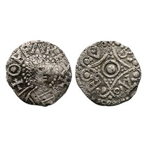 Anglo-Saxon Coins - Offa of Mercia - Canterbury / Eoba - Portrait AR Penny