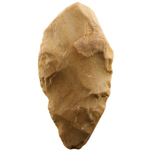 Massive Stone Age Reims Knapped Handaxe