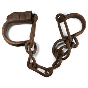 Iron Chained Shackles