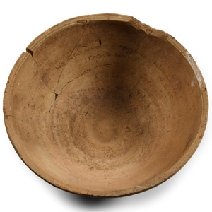 Aramaic Terracotta Bowl with Magical Incantation