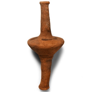 Greek Tall Terracotta Vessel