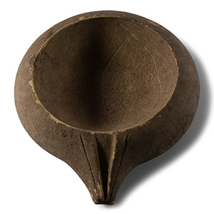 Greek Terracotta Libation Bowl