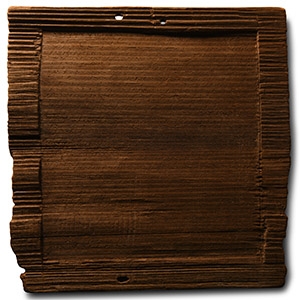Roman Inscribed Wooden Wax Tablet, a Legal Document
