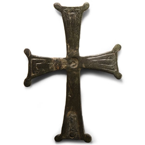 Byzantine Bronze Expanding-Arm Cross Mount