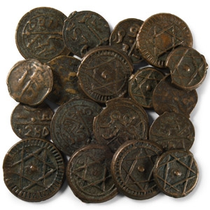 World Coins - Morocco - Mixed AE Coin Group [18]