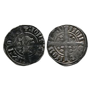 World Coins - Low Countries - Henegouwen (Hainault) - Jan I (II dAvesnes) - AR Sterling Imitation