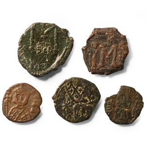 Byzantine Coins - Mixed AE Coin Group [5]