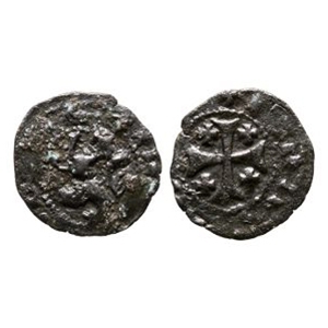 World Coins - Crusader Issues - Lusignan Kingdom of Cyprus - James II - AE Billon Carzia