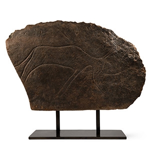 Stone Age Cave Drawing of a Quadruped