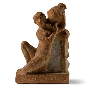 Hellenistic Terracotta Water-Carrier Figure