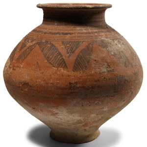 Chinese Painted Terracotta Jar