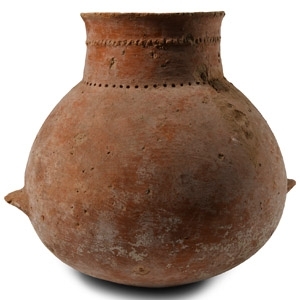 Jordanian Terracotta Jar with Ledge Handles