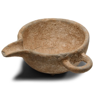 Luristan Spouted Terracotta Bowl