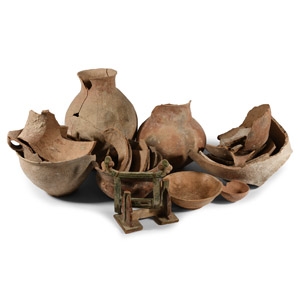 Holy Land and Other Terracotta Pottery Group