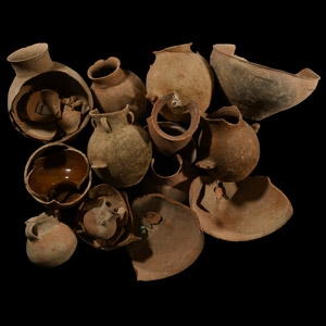 Holy Land and Other Terracotta Pottery Group