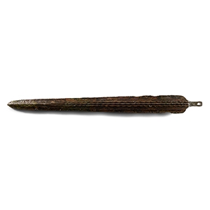 Wavy Blood Channelled Bronze Short-Sword