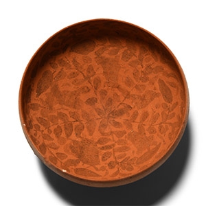 Nabataean Terracotta Bowl with Internal Floral Decoration