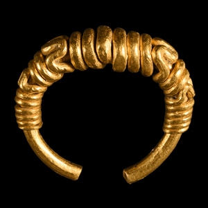 South East Asian Majapahit Gold Wire-Wrapped Ring