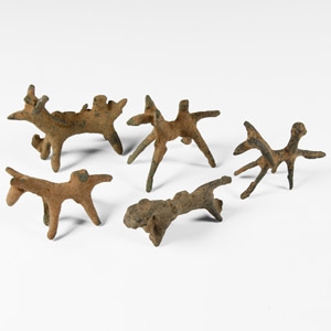 Luristan Bronze Votive Animal Group
