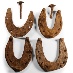 Medieval Iron Horseshoe Group