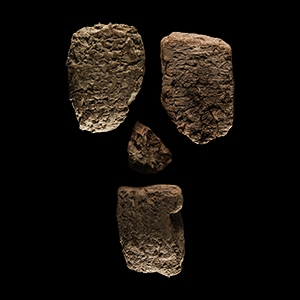 Mesopotamian Cuneiform Tablet Fragment Group