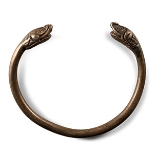 Achaemenid Silver Bracelet with Beast Heads