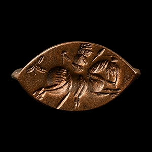 Western Asiatic Ring with Horse and Rider