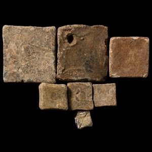 Roman Tabular Lead Weight Collection