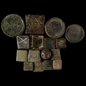 Byzantine Bronze Weight Collection