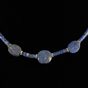 Bactrian Style Lapis Lazuli Bead Necklace