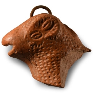 Roman Redware Ram Pottery Sherd