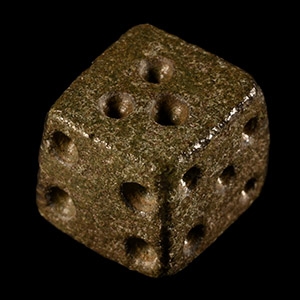 Romano-British Thetford Bronze Gaming Die
