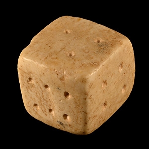 Large Roman Marble Gaming Dice
