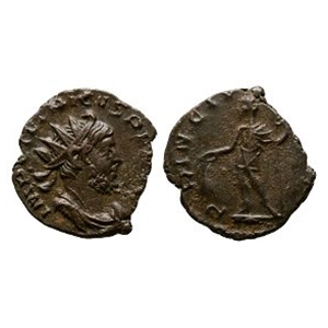 Ancient Roman Imperial Coins - Tetricus I Bi hybrid Antoninianus