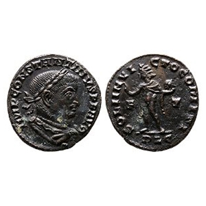Ancient Roman Imperial Coins - Constantine I - Sol AE Follis