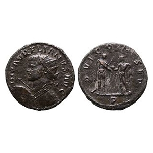 Ancient Roman Imperial Coins - Aurelian - Jupiter AE Antoninianus