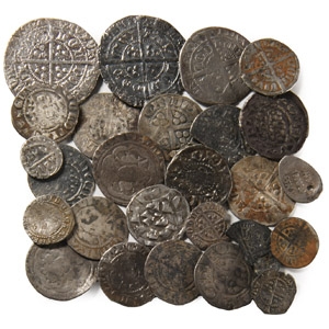 English Medieval Coins - Mixed English Hammered and Other Coin Group [26]