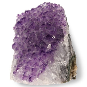 Natural History - Amethyst Crystal Geode Section