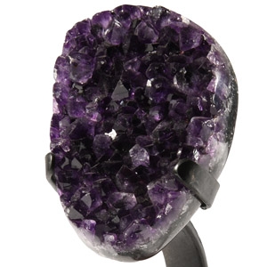 Natural History - Amethyst Crystal Display