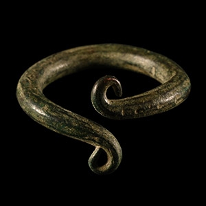 Bronze Age Ring with Looped Terminals