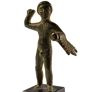 Etruscan Bronze Statuette of Hercle