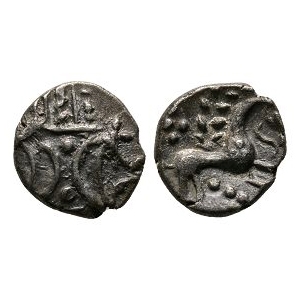 Celtic Iron Age Coins - Iceni - Ecen Corn Ear - AR Silver Unit