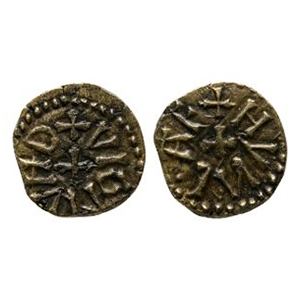 Anglo-Saxon Coins - Northumbria - Archbishop Wigmund / Hunlaf - AE Styca