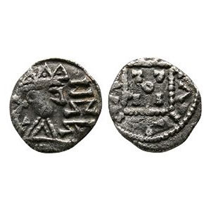 Anglo-Saxon Coins - Secondary Phase - Series R1 - EPA Runic AR Sceatta