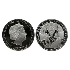 English Milled Coins - Gibraltar - Elizabeth II - 2016 - Seafarers Proof Silver £20